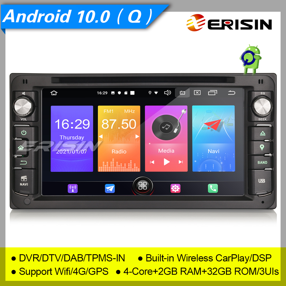 7 écran tactile Apple Carplay du stéréo 200*100mm de voiture de