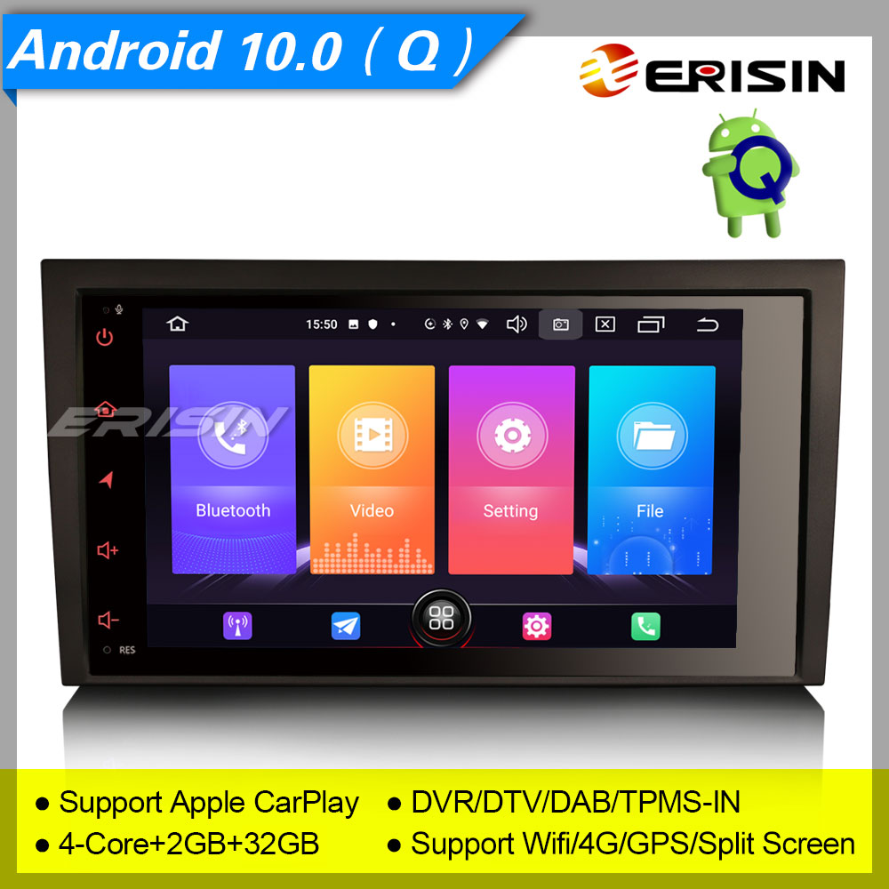 CarPlay Android 11 GPS Autoradio AUDI A4 S4 RS4 B7 B9 SEAT EXEO Bluetooth  TNT 4G
